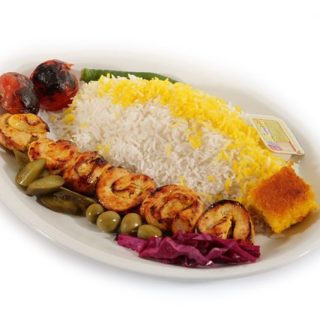 چلو جوجه حلزونی