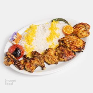 چلو جوجه با استخوان