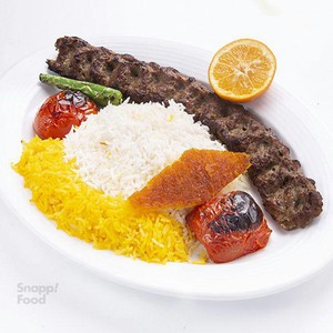 چلو کباب لقمه 160 گرم
